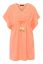 Preview: Maternity and Nursing Tunic Dress with Tassel Belt apricot