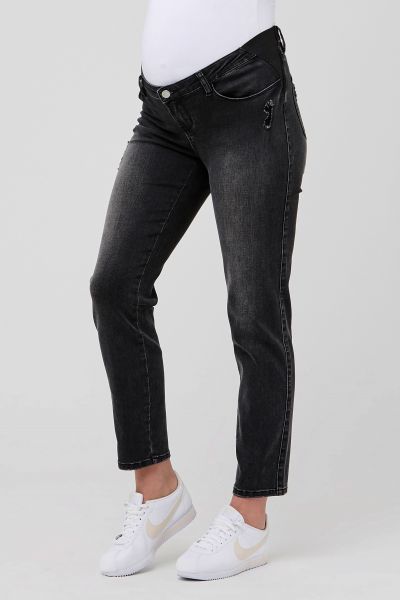 Maternity Jeans Distressed black