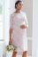 Preview: Lace Maternity Wedding Dress Light Pink