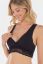 Preview: Set of 2 Sleep Nursing Bra with Lace black and white