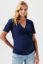 Preview: Maternity and Nursing Shirt with Tie Belt navy