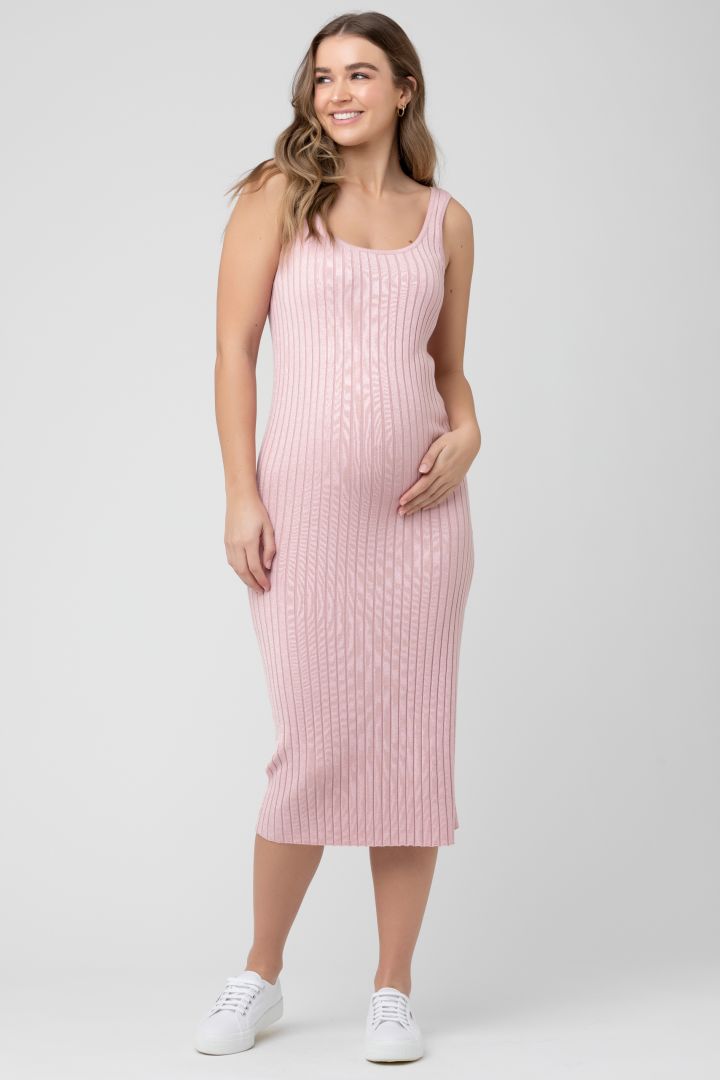 Midi Rib Maternity Dress