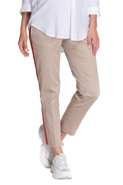 Maternity Chinos with Classic Creases