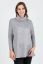 Preview: Turtleneck Maternity Sweater with Tie Belt light gray