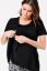 Preview: Maternity and Nursing Shirt Raw Edge black