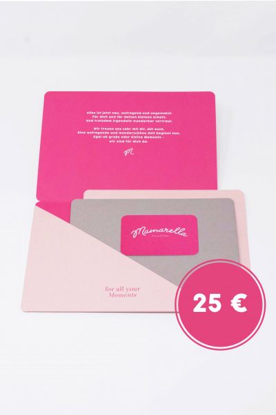 Gift Voucher with gift card 25 €