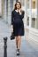 Preview: Maternity and Nursing Dress with Peter Pan Collar black