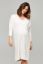 Preview: Super soft Midi Maternity and Nursing Dress off-white