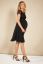 Preview: Maternity dress with lace top, black