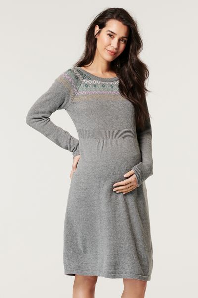 Organic Norwegian Style Maternity Knit Dress