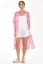 Preview: Umstands- und Still-Hemdblusenkleid mit Print pink-weiß