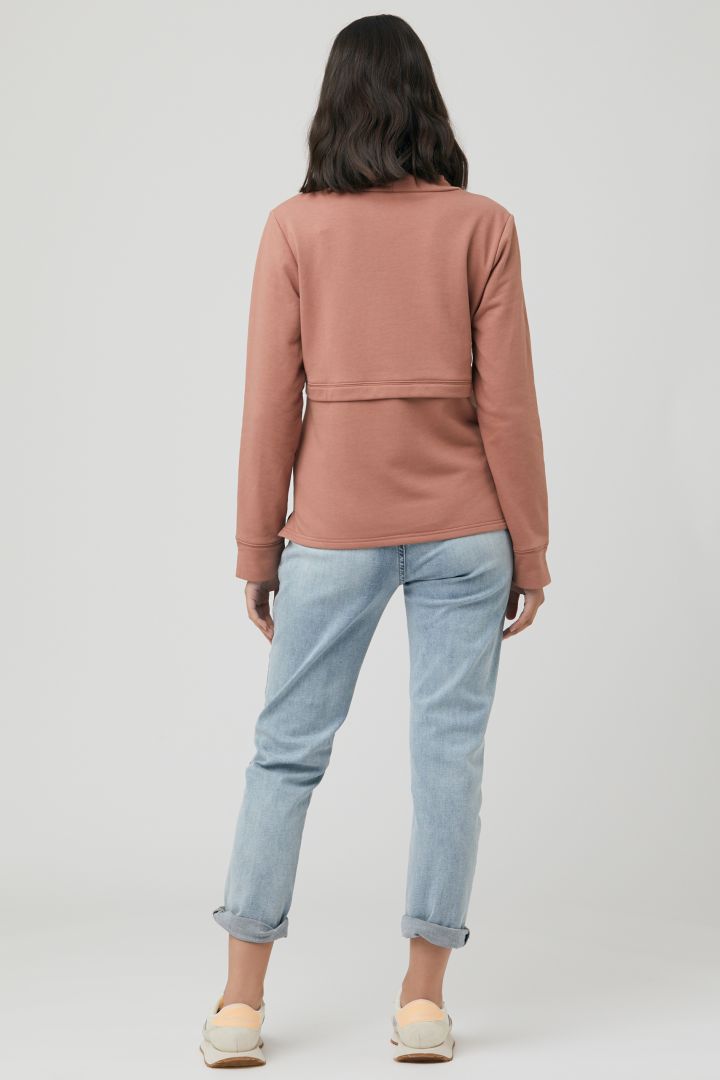 Soft Umstands-Sweater mit Stillöffnung