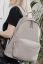 Preview: Luxe Baby-Changing Backpack Tumbled Leather grey