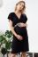 Preview: Maternity and Nursing Dress with Ethno RIbbon black
