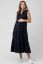 Preview: Midi Maternity and Nursing Tiered Dress navy