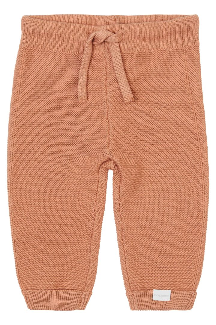 Organic Baby Knit Pants terracotta