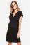 Preview: Maternity and Nursing Dress with Cropped Sleeves black