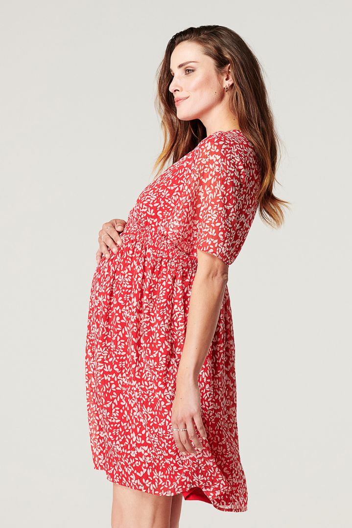 Eco Chiffon Maternity and Nursing Dress