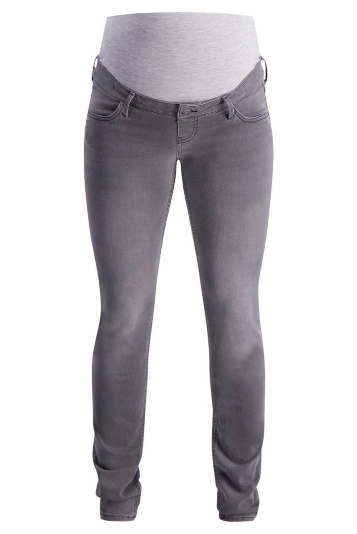 Straight Leg Maternity Jeans grey