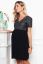 Preview: Short Sleeve Maternity Dress with Glitter Detail