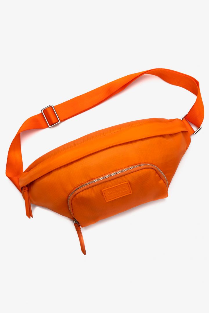 Gürtel Wickeltasche Eco aus recyceltem Nylon orange