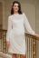Preview: Figure-hugging Maternity Wedding Dress with Stand-up Collar