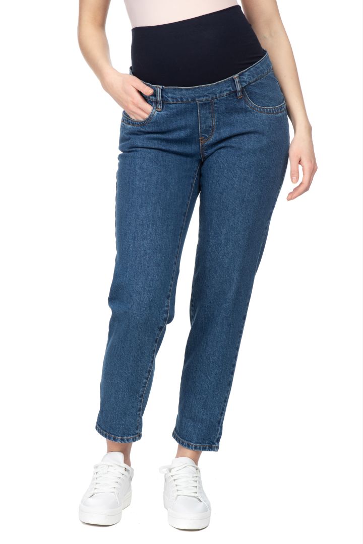 Umstandsjeans cropped Eighty wash