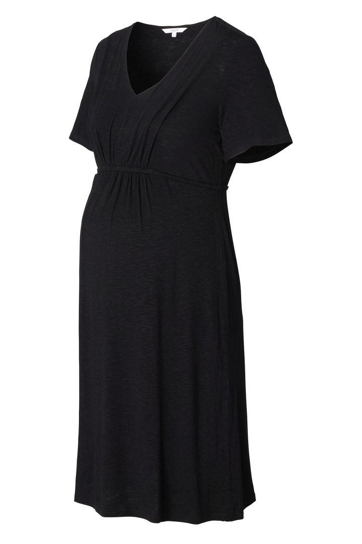 Ecovero Maternity Dress black