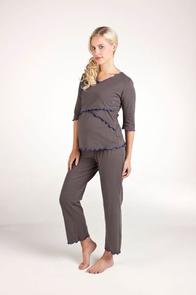 Crossfront Umstands- und Still-Pyjama
