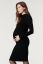 Preview: Bodycon Maternity Dress with Stand-up Collar