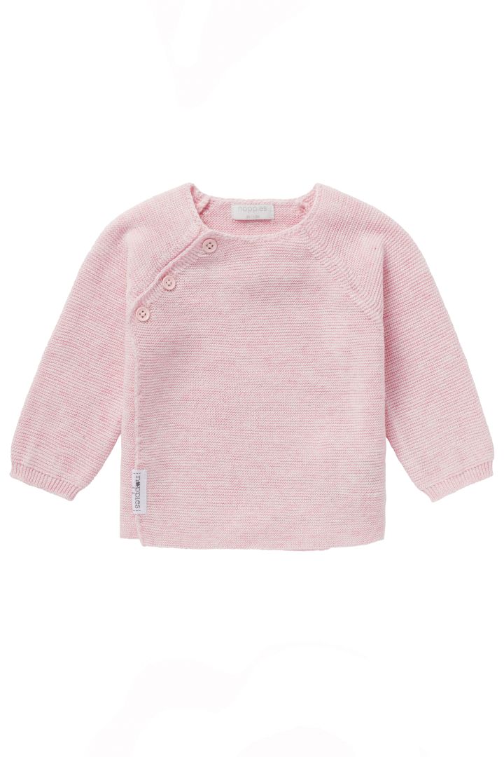 Organic Baby Wickel-Pullover rosa