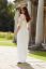 Preview: Long Maternity Wedding Dress with Open Back