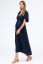 Preview: Festive Maternity Dress with Wingsleeves navy