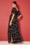 Preview: Night Blossom Print Kimono-Style Maxi Maternity Dress