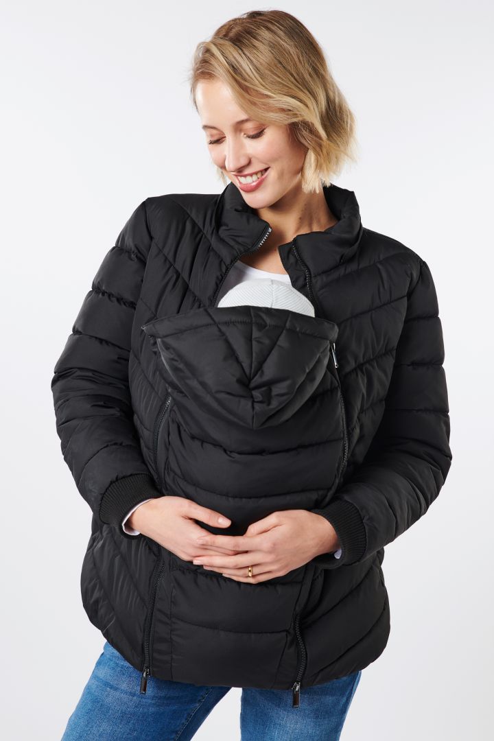 Eco Maternity and Babywearing Jacket with detachable Hood