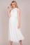Preview: Midi Maternity and Nursing Wedding Dress with Neck Tie
