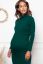 Preview: Bodycon Maternity and Nursing Dress with Turtleneck dark green